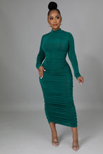EMERALD DRESS-Dresses-Fashion Bombshellz | Online Boutique