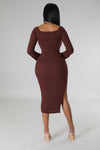 KATRINA DRESS | BROWN-Dresses-Fashion Bombshellz | Online Boutique